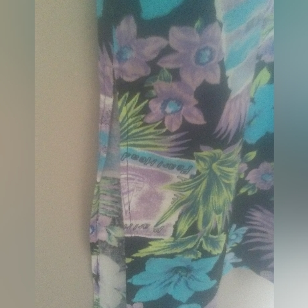 Pearl Head Bay Linen Blend Tropical Floral Dress - Picture 5 of 10